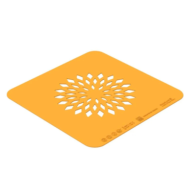 STENCIL FIORE DI LOTO Силіконовий килимок 'Квітка лотоса' Ø 100 мм h 1 мм (2 шт)