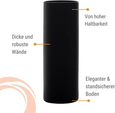 Стаканы для кампари 320 мл, набор 6 предметов, черные New York Bar Stölzle Lausitz