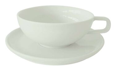 Чайна пара чашка 0,2 л і блюдце салатовое Kolibri ASA-Selection