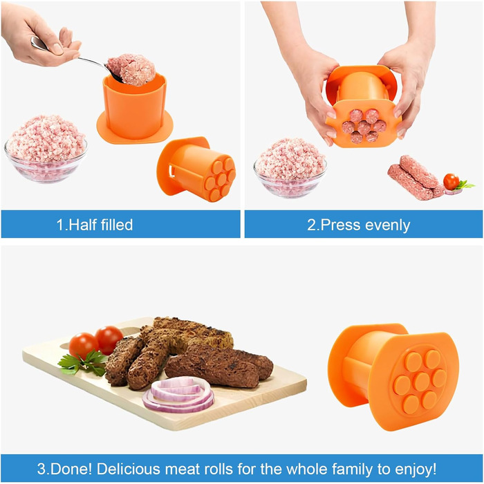 Форма для ковбасок із 7 відвірами Husalsea