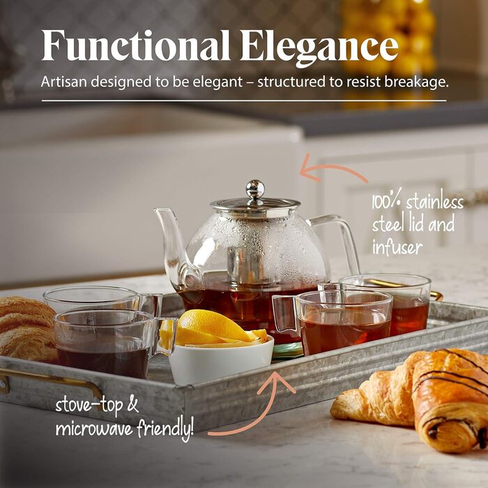 Чайник  со вставкой для ситечка - 1 литр Willow & Everett