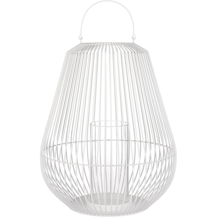 Ліхтар під свічку 45 см S White Nidea Blomus