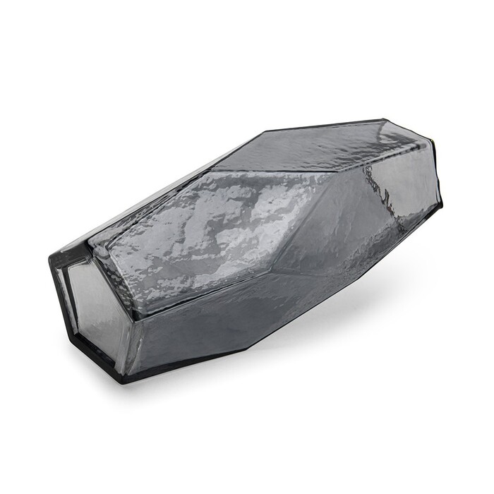 Ваза Fissman 28 см VOLCANO ROCK скло (9555)