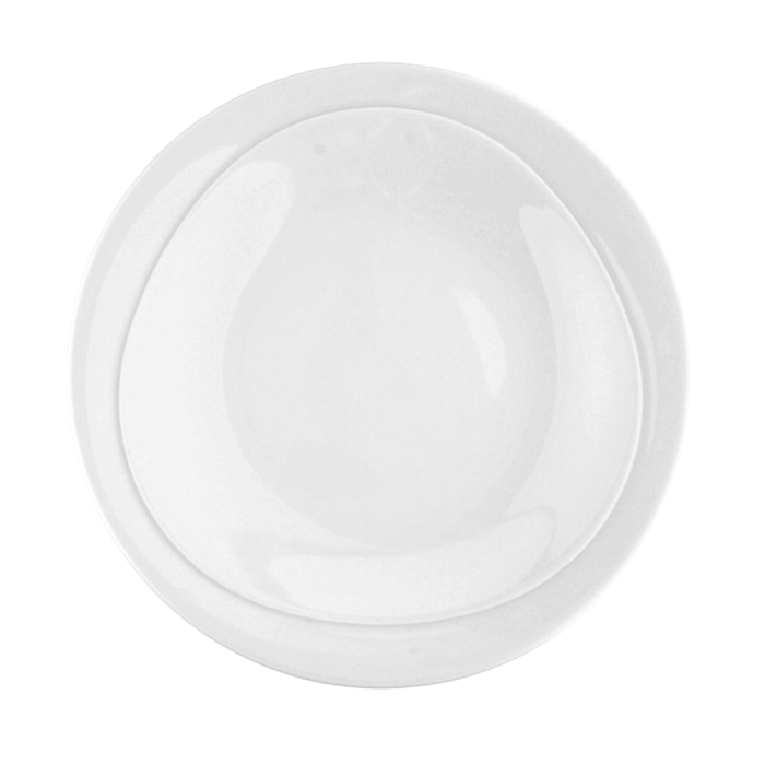 Тарілка для сніданку 23 см біла Trio Seltmann