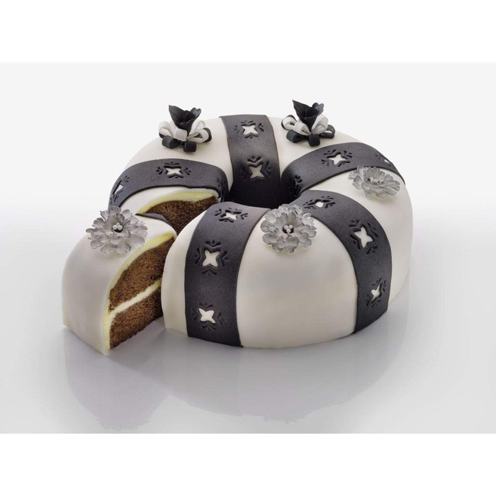 Каструля Zenker 7813 Springform Crme Noir з 2 основами, діаметр 29 см, нержавіюча сталь, сірий / бежевий, 28 x 28 x 7 см 29 x 29 x 7 см