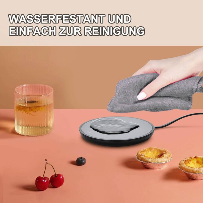 Електричний підігрівач для кави, чорний Azyh