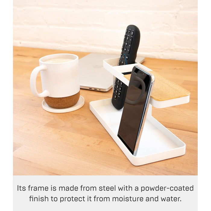 Органайзер для столу, сталевий, один розмір (білий) Vialex