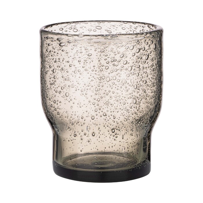 ARDESTO Набір склянок низьких Bubble 300мл, 2шт, скло, сірий