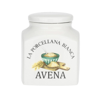 Банка для овсяных хлопьев La Porcellana Bianca CONSERVA, фарфор, 1,1 л