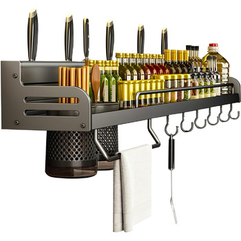 Настінний органайзер для кухонного приладдя 40 см Generisch