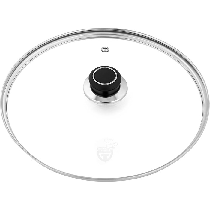 Кришка для каструлі 28 см скляна Gräwe