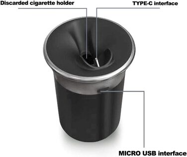 Попільничка для тютюнових стіків з кришкою HLMNAKE