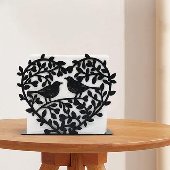 Чорний тримач для серветок чорний Ainmto