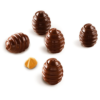 SCG052 Форма силіконова 'спіраль' Ø24 h30 мм, 9x15 Tot.135 мл