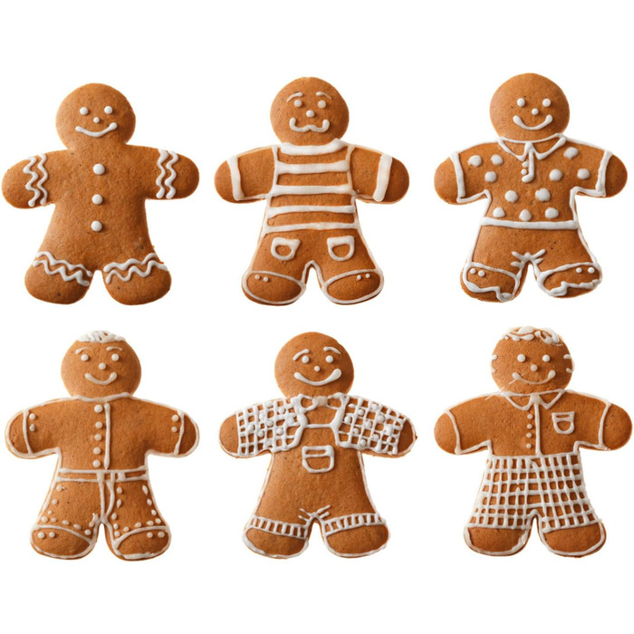 Різдвяні формочки для печива, набір формочок для печива гном Санта Клаус, формочка для печива з нержавіючої сталі у формі лося, формочка для печива з 4 головами лося, подарункові формочки для печива для випікання помадних тортів (барвиста тема A5)