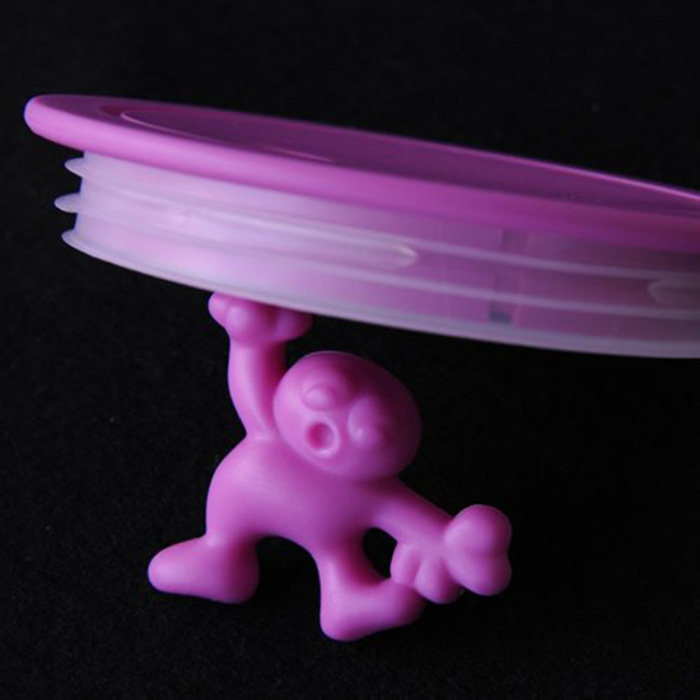 Ємність для зберігання 0,7 л прозора / рожева Gianni Alessi