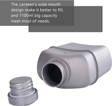 Набір для приготування їжі для виживання з сумкою, титан Boundless Voyage