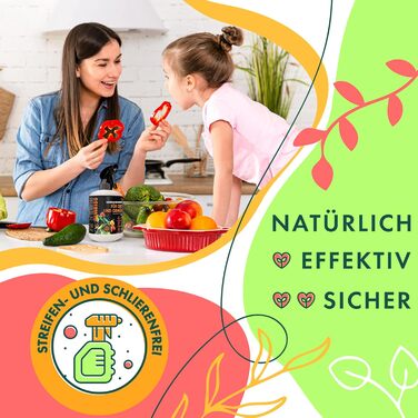 Натуральний засіб для чищення фруктів та овочів 2 x 500 мл QUARISS