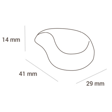 CH007 Форма для шоколаду GOCCIA P 41х29 h14 мм (24 шт.)