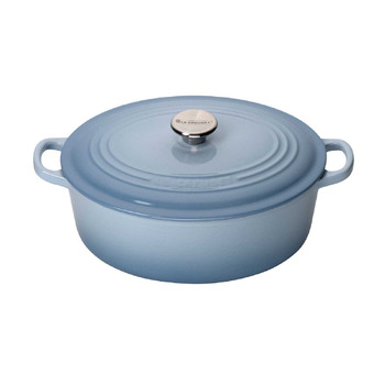 Гусятница / жаровня 31 см, блакитний Le Creuset