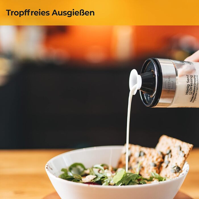 Шейкер для салатної заправки 500 мл Silberthal