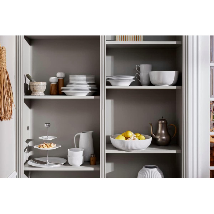 Тарелка овальная 27 см, белая Hammershøi Kähler