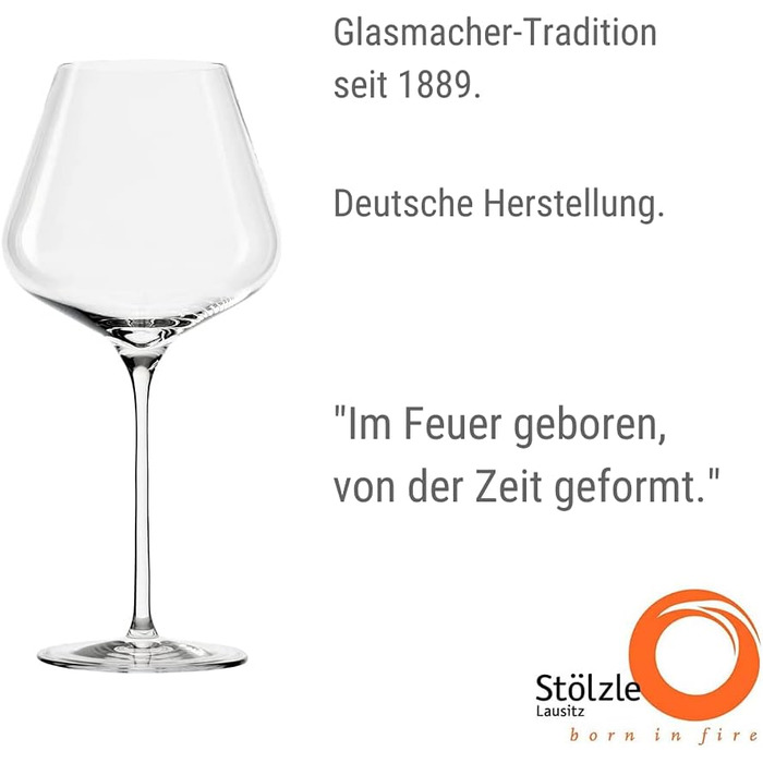 Набір келихів для червоного вина 708 мл, 6 предметів, Quatrophil Stölzle Lausitz