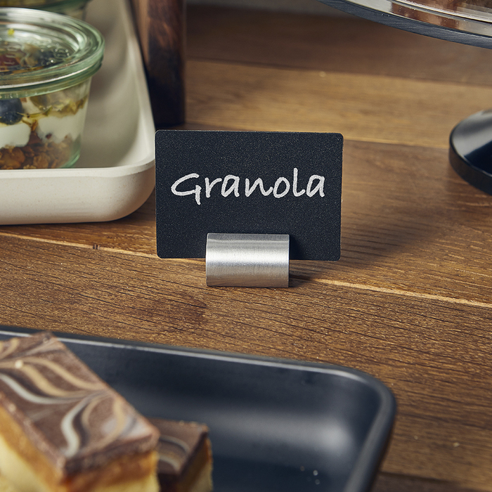 Меню-холдер 3*2.2 см, алюминиевый, GenWare