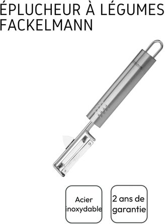 Овочечистка 19 см з рухомим лезом Ovalgriff Fackelmann