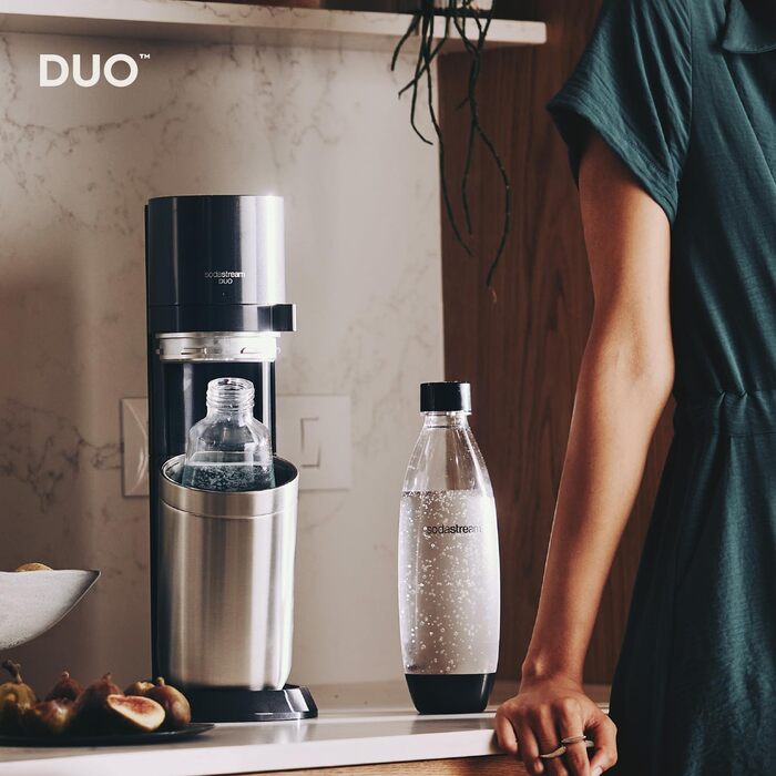 Набір для газування води, 3 предмети, чорний Duo SodaStream