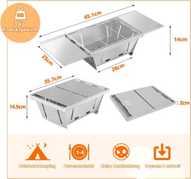 Сложный гриль для барбекю Dripex