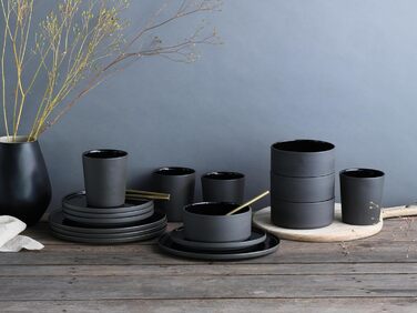 Набір посуду на 4 персони, 16 предметів, Futuro Black Creatable