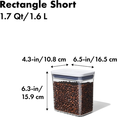 Ємність для зберігання 16х10,5х16см, 1,6 л 11234600