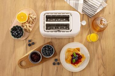 Gorenje Тостер, 850Вт, пластик/металл, белый