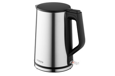 ARDESTO Електрочайник Steel Collection 1.5л, подвійні стінки, сріблястий