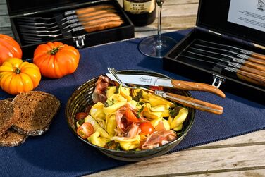 Набор из 6 ножей для стейка в деревянной коробке Luxury Line Laguiole Style de Vie