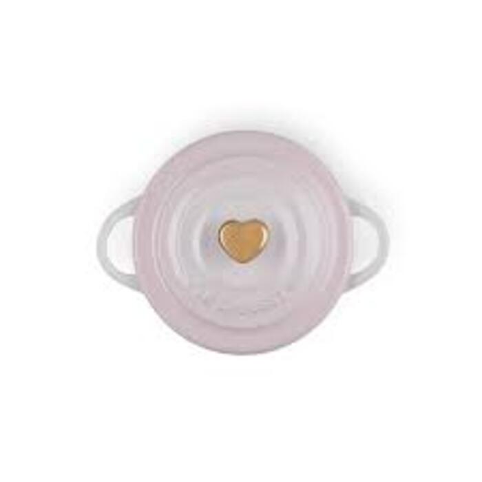 Мини-кокотница с крышкой 0,25 л Heart Le Creuset