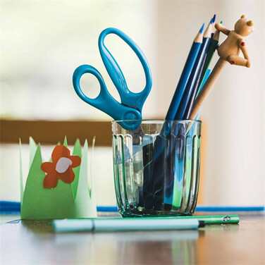 Ножницы детские Fiskars 13 см, бирюзовые (1064072)