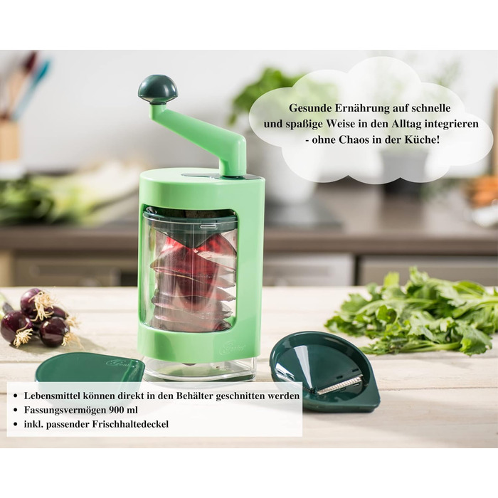 Спіральний різак для нарізання овочів соломкою Genius Super Julietti