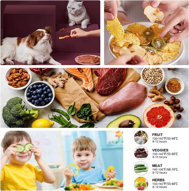 Дегідратор на 8 полиць, 400 Вт, сріблястий COOCHEER