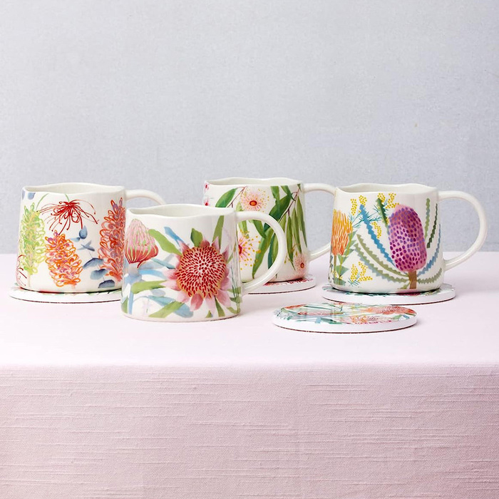 Кухоль Maxwell & Williams ROYAL BOTANIC GARDENS NATIVE BLOOMS Grevillea, порцеляна, 350 мл