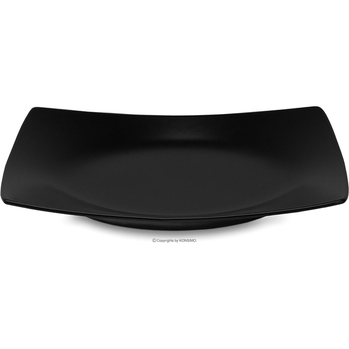 Набір тарілок на 6 персон, 6 тарілок 25x25 см Konsimo