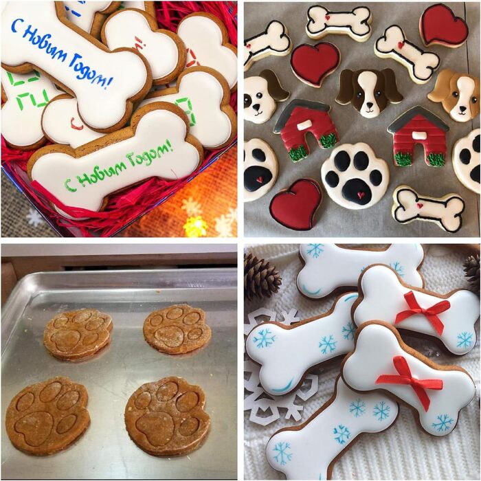 Різдвяні формочки для печива, набір формочок для печива гном Санта Клаус, формочка для печива з нержавіючої сталі у формі лося, формочка для печива з 4 головами лося, подарункові формочки для печива для випікання помадних тортів (барвиста тема A3)