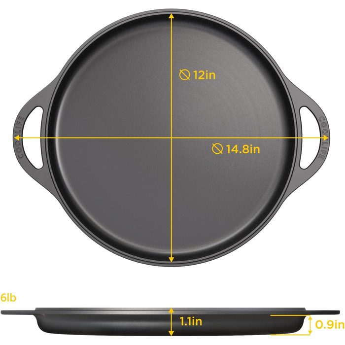 Чавунна форма для піци Cooklife