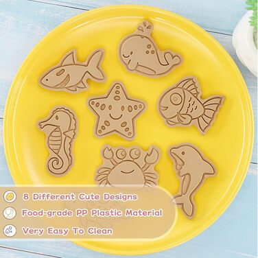 Набір формочок для печива WishesMar Різдвяний пряниковий будиночок, 18 шт. , формочки для печива у формі 3D мультфільмів для зими, свят - форми для печива з нержавіючої сталі для випічки, самостійного виготовлення, святкового декору (формочки для печива D