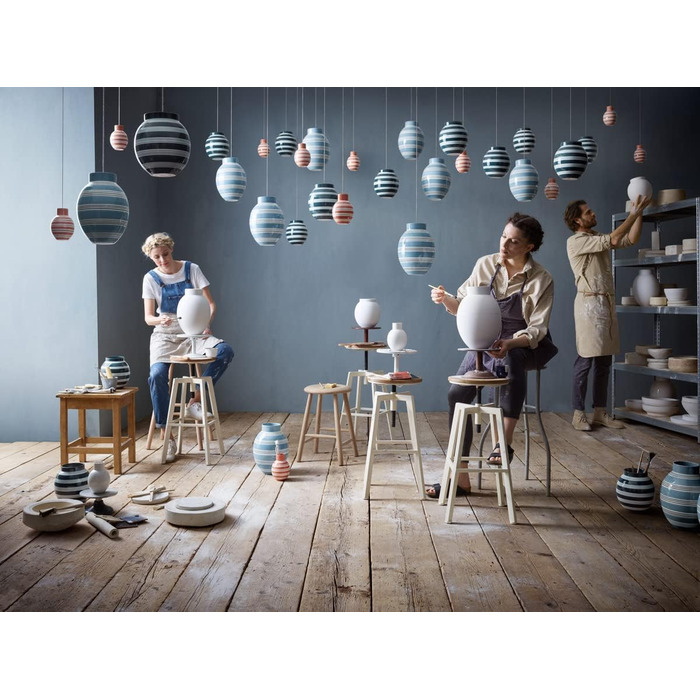 Ваза H20,5 см Omaggio Nuovo для квітів з ручним розписом (H14,5 см, червона)