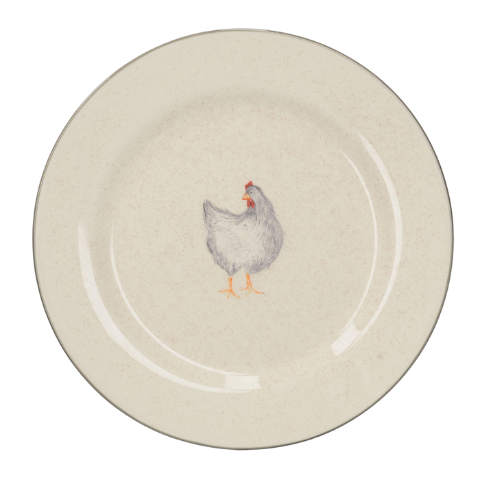 Тарілка десертна CreativeTops CHICKEN, 20 см