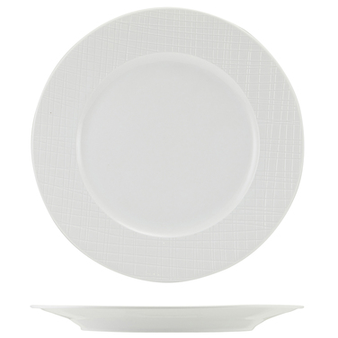 Тарелка 25.5 см, Incise Porcelain Lavara, GenWare
