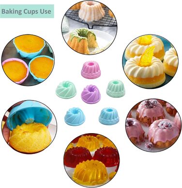 Набір силіконових форм для випічки 47 предметів Tongjude