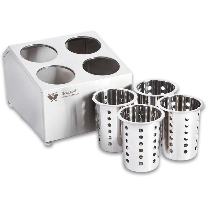 Держатель для столовых приборов, двухрядный на 4 корзинки Beeketal